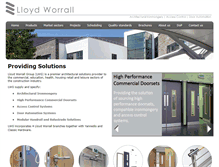 Tablet Screenshot of lloydworrall.co.uk